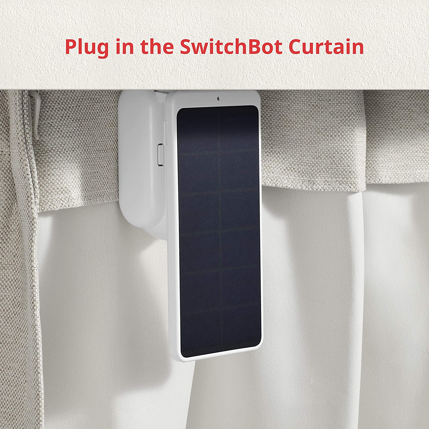 SwitchBot Solar Panel for Curtain 2
